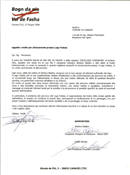 Lettera al Comune di Canazei per anello del Fedaia